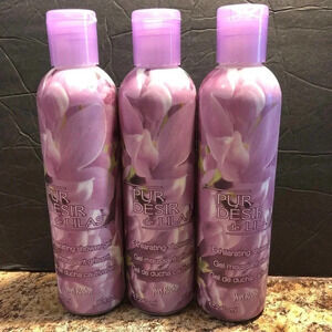 Yves Rocher Pur Desir de Lilas Enhilarating Shower Gel 240ml/8fl.oz 3 Bottles